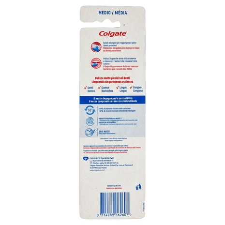 Colgate spazzolino Extra Clean, medio, 2 pezzi
